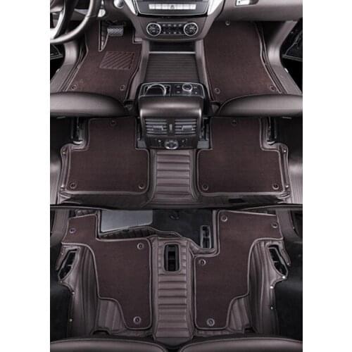 Custom special car floor mats for Mercedes Benz GLS 580 X167 2021 6 7 seats waterproof double layers carpets for GLS580 2020