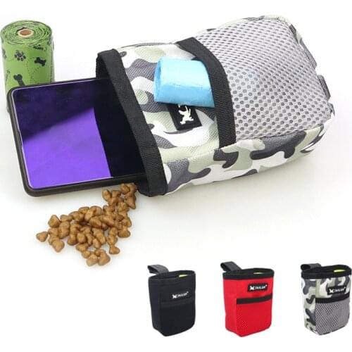 Portable Dog Training Bag Oxford Pet Treat Snack Bait Waist Bag Dogs Obedience Agility Outdoor Food Storage Pouch For Puppy Cats