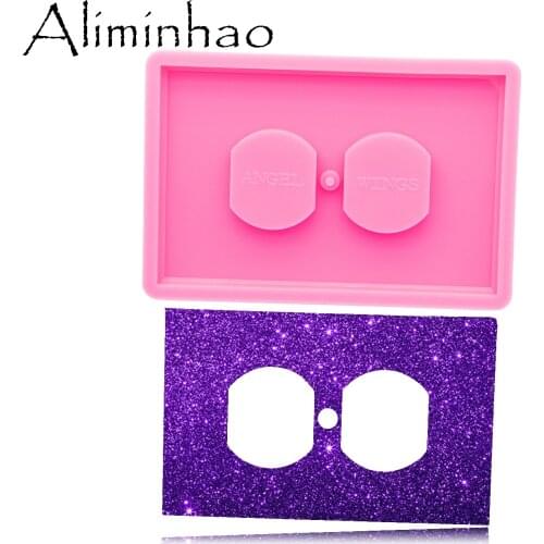 DY0775 Super Glossy The Light Resin Mold, Craft Switch Silicone Mould for DIY Necklace jewelry Epoxy