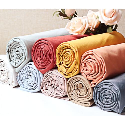 150x50cm Spring Autumn Retro Style Matte Slightly Wrinkled Cotton Fabric, Making Coat Fashion Design Sense Overalls Cloth