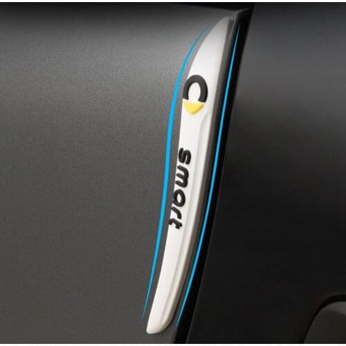 Car Thickened Silicone Door Anti-collision Sticker Film For Smart Fortwo Forfour 453 451 450 Car Accessories Exterior Styling