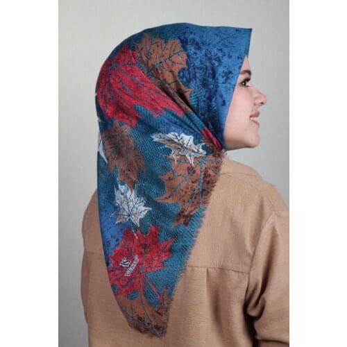 VERTU PATTERNED LINEN FLAMLI SCARF-DESEN-23-RENK-02