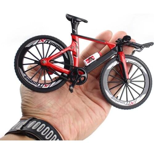 1:10 Mini Model Alloy Bicycle Toy Finger Mountain Bike Pocket Diecast Simulation Metal Racing Funny Collection Toys For Children