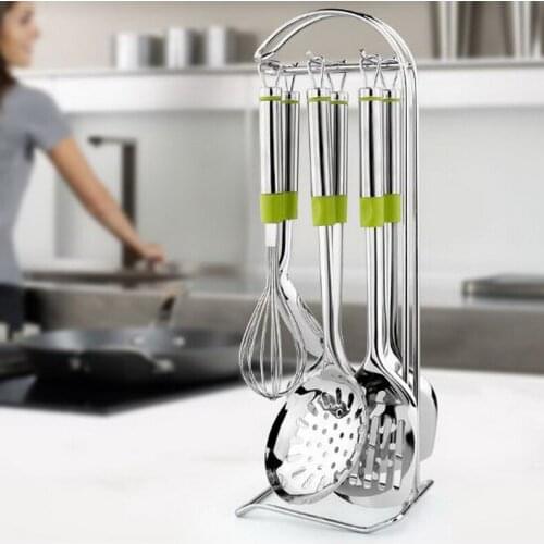 210201/Full set of cookware household stainless steel kitchen utensils piece set/Cookware Sets/Comfortable grip