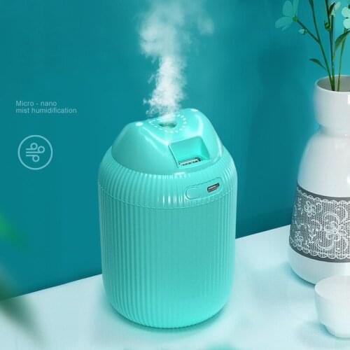 220ML Cute Cat Air Humidifier Ultrasonic Nano Spray USB Aromatherapy Diffuser Essential Oil For Car Home With Night Light