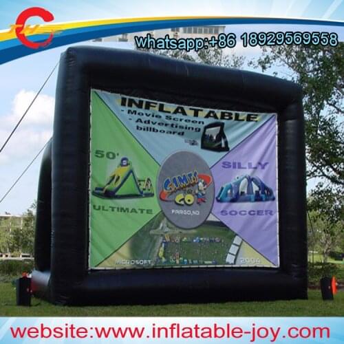 Free air ship,5x4m outdoor advertising display screen mobile advertising equipment inflatable billboard