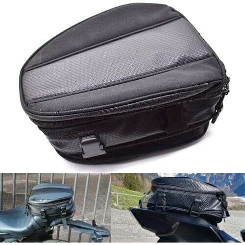 Motorcycle Tail package rear seat package hangback bag after bags+rain cover for Yamaha YZF R1 R6 FZ1 MT-07 MT-09 MT-10 MT-01 R3