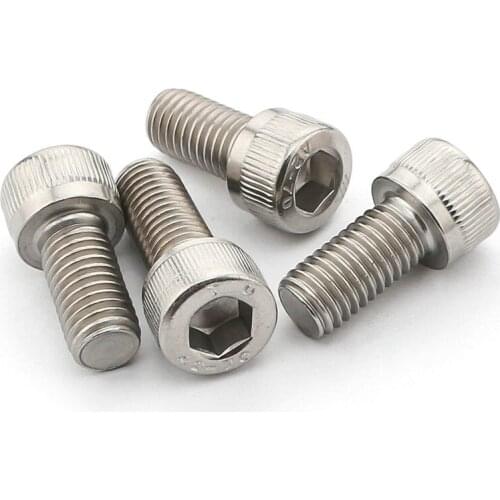 15PCS 304 Stainless Steel Cylindrical Cup Head with Hexagon Socket Screws Bolt M3*20 DIN912