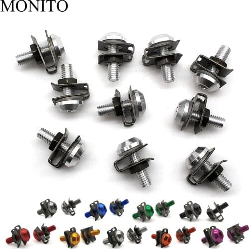 CNC Motorcycle Fairing Screws Custom Moto Body Spring Bolts For honda CBR 600 F2,F3,F4,F4i CBR600RR CBR600 CBR750 RR Accessory