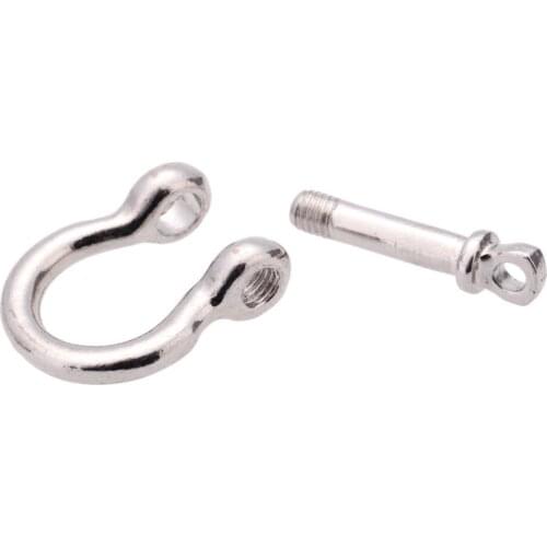 D bow Stainless Steel 550 PARACORD PARACHUTE CORD LANYARD SURVIVE BRACELET SHACKLE BUCKLE accessory