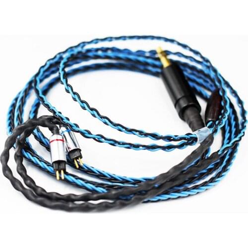 Diy earphone wire mmcx se535 ue900 tf10 W4R im50 8-core headset upgrade line