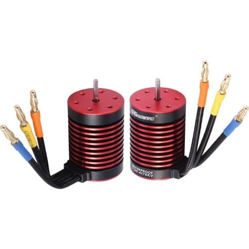 F540 4370KV/ 3300KV Waterproof Brushless Motor 1/10 RC Car Upgrade Accs