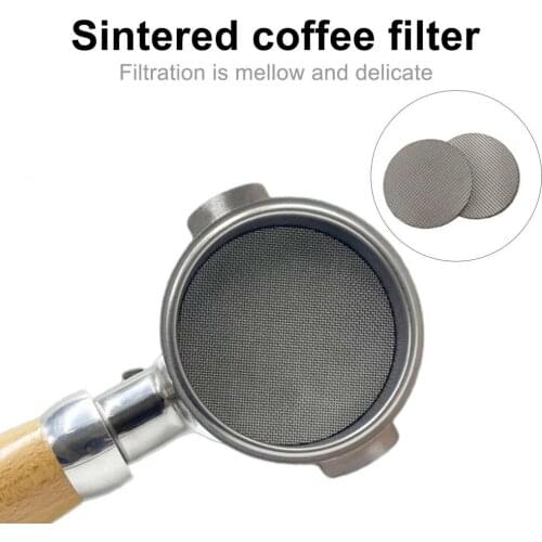 Coffee Bottomless Filter Stainless Steel Filter Screen Anti-rust Portable Lightweight Round Coffee Making Home Coffee Accessory
