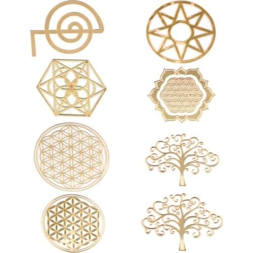 Energy Tower Pattern Paste Copper Stickers For DIY Making Mould Craft Jewelry Tool