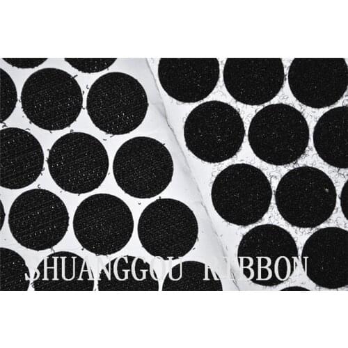 3cm Diameters coins,1000sets , Sticky Backing Fastening Dots. Adhesive hook and loop