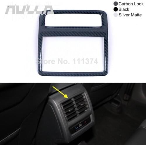 For Volkswagen VW Golf 8 MK8 R 2021 2022 Car Interior Rear Air Conditioner Outlet Patch Decor Frame Cover Trim Accessories