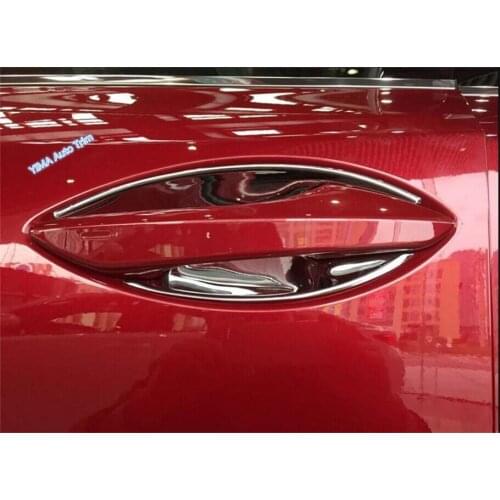 New Style For LEXUS NX NX200 NX300H 2015 2016 2017 ABS Car Outside Doorknob Handle Bowl Cover Trim 4 Pcs / Set