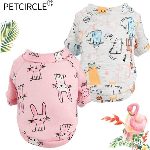 PETCIRCLE Dog Clothes Autumn Teddy dog Coat Puppies Pomeranian Pet Dog Bulldog Sweater Clothing For Dog Classic Pet Outfit