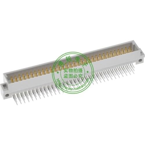 Original German HARTING 3 row 96 pin male end plate bending and welding Model: 09031966921