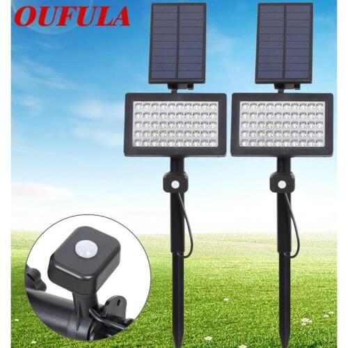 Oufula Solar Lawn Light Led Sensor Light Flood Light Outdoor Waterproof Garden Garden Light