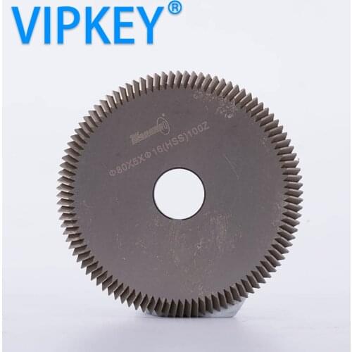 80*5*16mm supper key cutting machine saw blade 100Zdouble phase key copy cutter spare parts locksmiths supplier