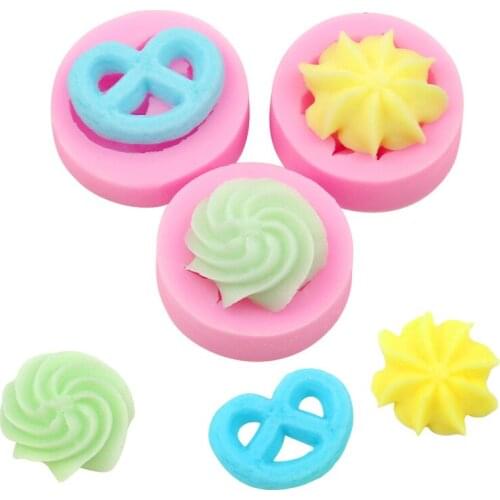 3 Pack Silicone Cookie Chocolate Mold Baking Mold For Cookie Cake Decoration Tool Biscuit Stamp Mould Pastry Tool