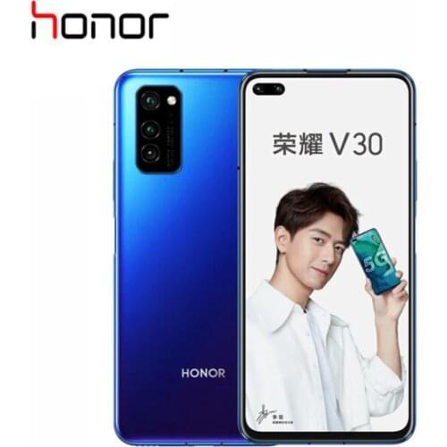 Original Official New Honor View 30 V30 SmartPhone 5G Version 6.57 Inch Kirin 990 Octa Core Android 10 OS SA/NSA NFC