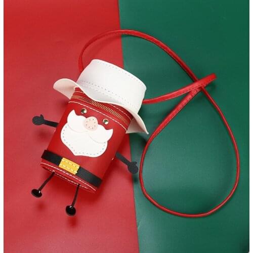 Wonderlife gift hand woven DIY hand made bag homemade material bag Santa Claus Bucket Bag Girls messenger bag