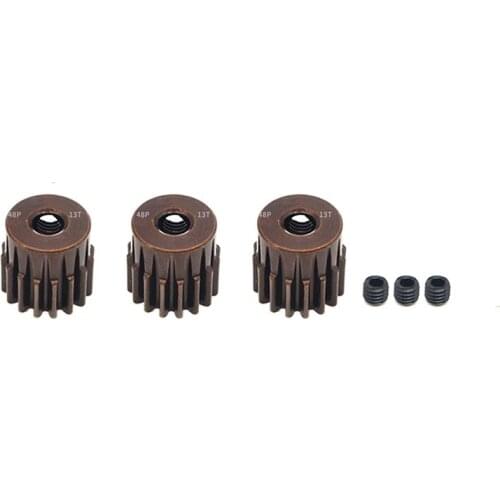 SURPASS HOBBY 48DP 3.175mm 13T-35T Metal Pinion Motor Gear Set for 1/10 RC Car Truck Spare Parts