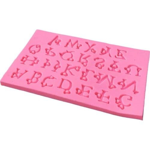 DIY Letter modeling Liquid silicone mold Fondant baking tool cake mould cake decorating tools Valentines Easter