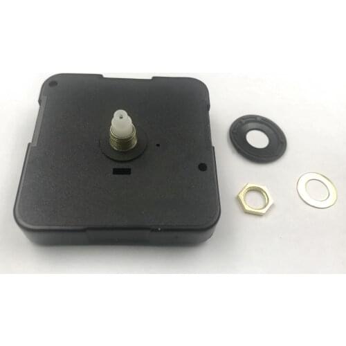 1pcs/lot 12mm DIY Quartz Clock Silent Movement Kit Spindle Mechanism shaft Classic Hanging Black Watch Repair Replacement