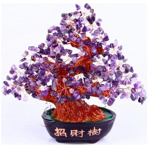 Amethyst tree rich tree rich tree yellow crystal tree crystal swing