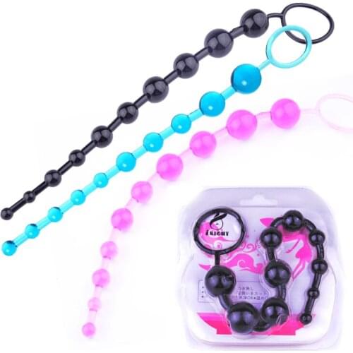 Anal Beads Butt Plug Sex Products Erotic Sex Toys for Men Women Gay Silicone Long Anal Stimulator Adult Products For Beginner