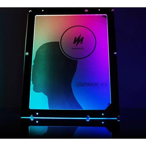 ATX PC Case Motherboard Light-emitting Backplane 5V 3Pin ARGB Desktop ATX Motherboard Decoration Lamp Strip Back Light Pad