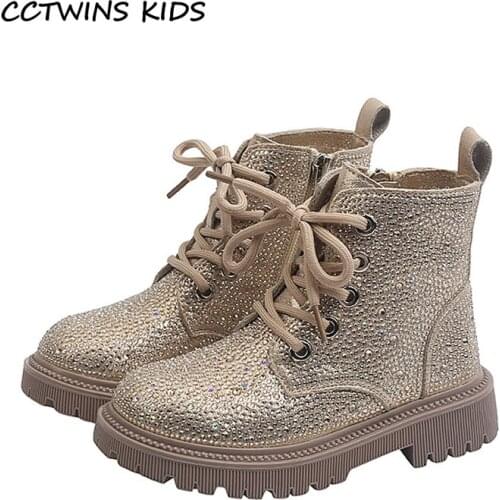 Girls Fashion Boots 2021 Autumn Children Brand Shoes Ankle Riding Boots For Kids Glitter Pink Princess Platform Soft Thick Sole