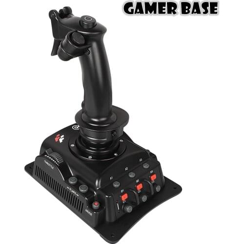 GAMER BASE For Flight Simulator Gamepad Vibration Controller USB Wired Gaming Joystick Joypad For PC/Desktop Game Accessories