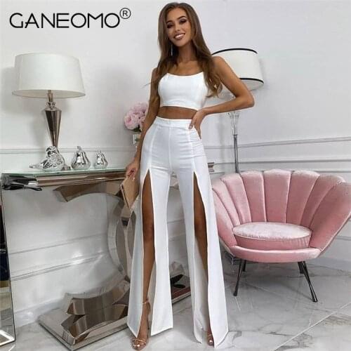 GANEOMO Women's Cropped Trousers