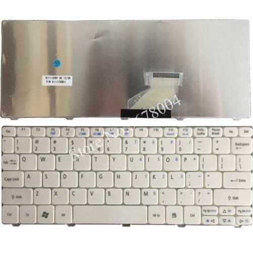 For Acer Aspire One D255 D256 D257 D260 D270 ZE6 532 532H 521 522 EM350 N55C ZH9 E100 AOE100 P0VE6 POVE6 ZE7 US Laptop keyboard