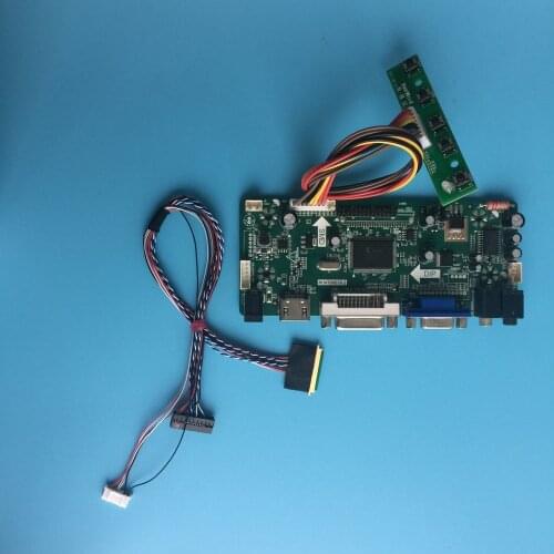 Kit For N140BGE-LB2/LAA/N140BGE 1366X768 Controller board LVDS 40pin DIY 2019 Driver DVI Audio VGA HDMI LCD LED Panel Screen 14"