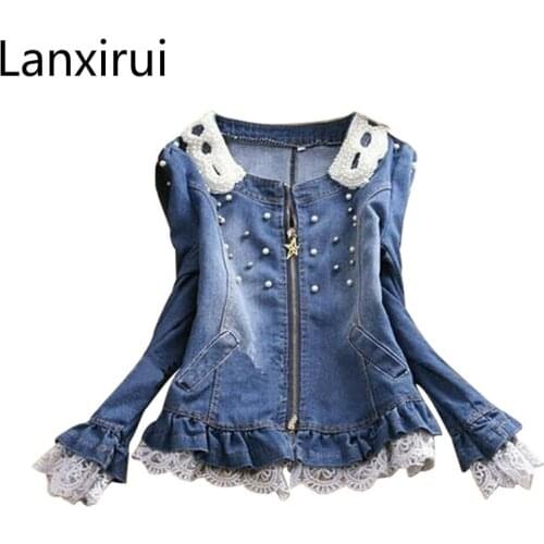 Lanxirui Womens Denim Jackets
