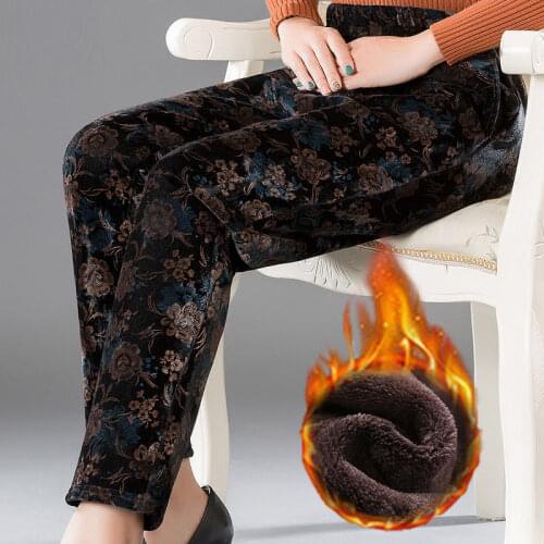 Luyaoskyen Women's Velvet Trousers