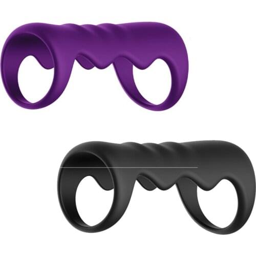 Male Silicone Chastity Cage Delayed Ejaculation Penis Ring Erectile Lasting Cock Ring Penis Extender Products Sex Toys For Men