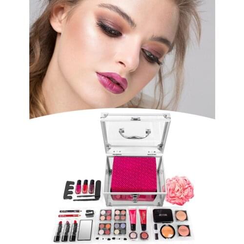 Professional 29 PCS Multifunctional Make-up Eyeshadow Lip Gloss Lipstick Concealer Eyebrow Pencil Eyeliner Cosmetic Tools