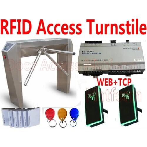 RFID Access Gate with Software Data/Record control Tripod Turnstile gates,Security gate Automatical door access control system