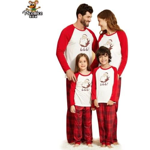 Christmas Family Pajama Sets 2020 Family Matching Outfits Mother Daughter Father Son Clothes Kids Pyjama Men Women Sleepwear