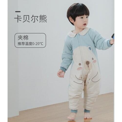Newborn Baby Long Sleeved Sleeping Bag For Boys And Girls Gauze Soft Sleep Sack For Children Warm Saco Baby Products BK50SD