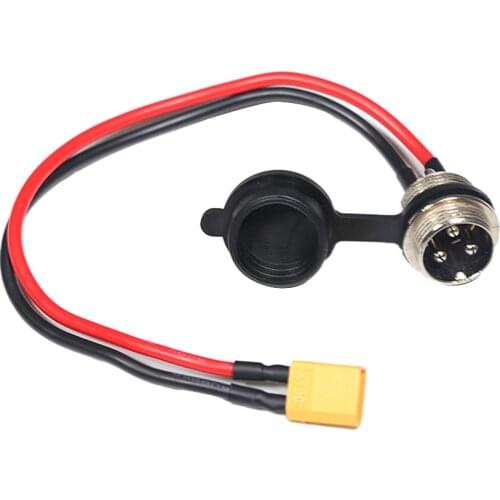 Universal 3 Pins Charging Port for VSETT 8 8+ 9 9+ 10+ ZERO 8 9 10 8X 10X 11X Speedual Grace Series Electric Scooter Charge Plug