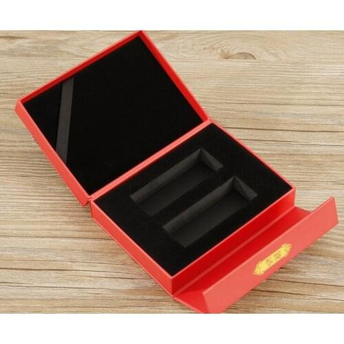 Custom logo packaging box cardboard gift box,high quality thick flat pack folding packing wine glass box ---XP0950