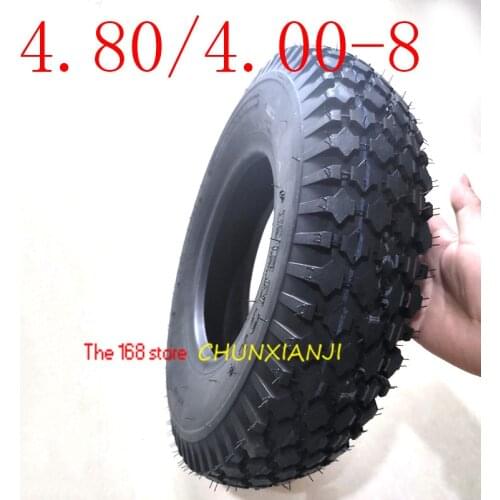High Quality 4.80/4.00-8 Tubeless Park Carousel Tire 400-8 Inch Road Trailer Tire Vacuum Tyre