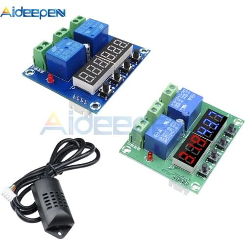 XH-M452 DC 12V Thermostat Temperature Humidity Control LED Digital Thermometer Hygrometer Controller Relay Module